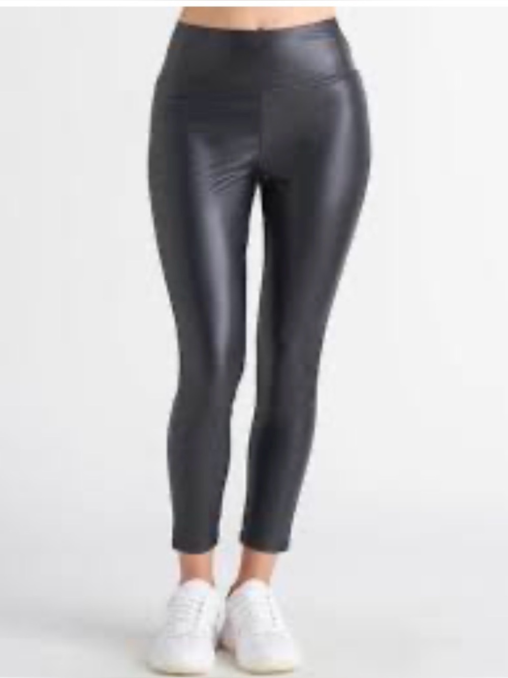 Dex Black Faux Leather Leggings
